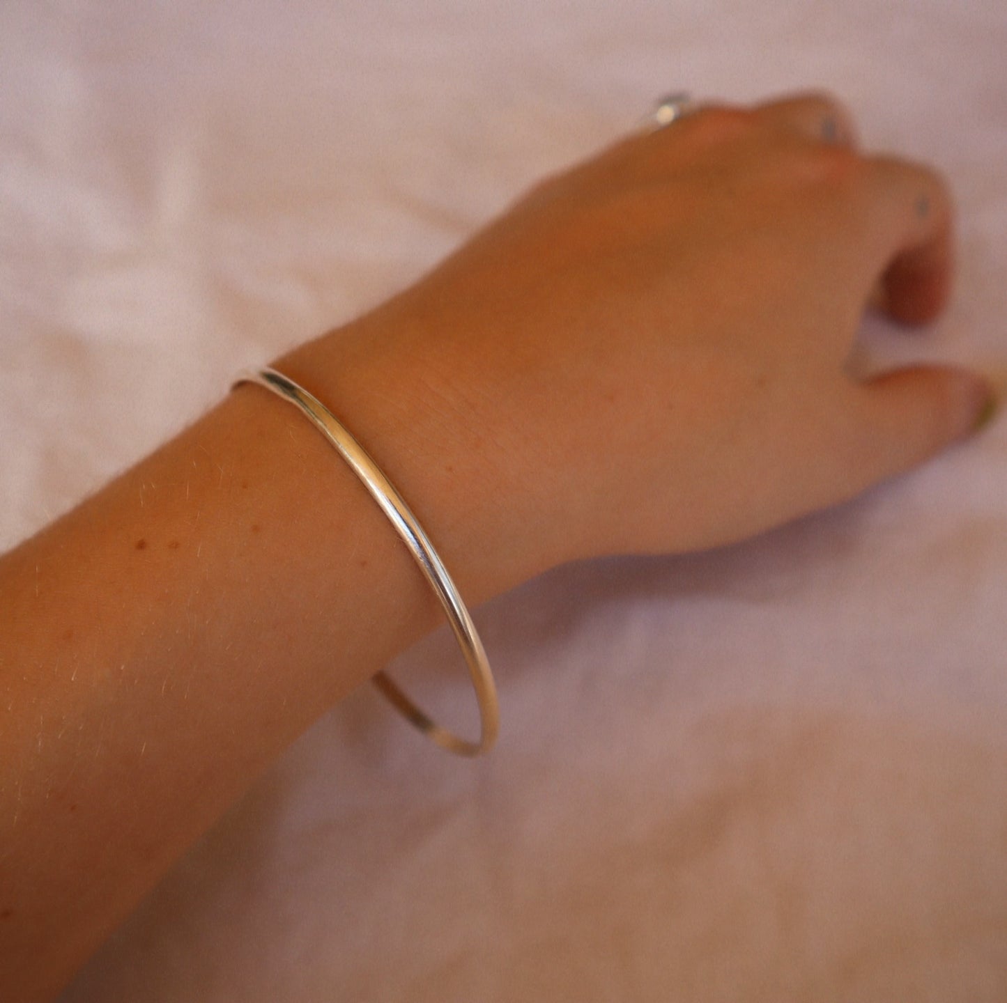 Small Silver Bangle