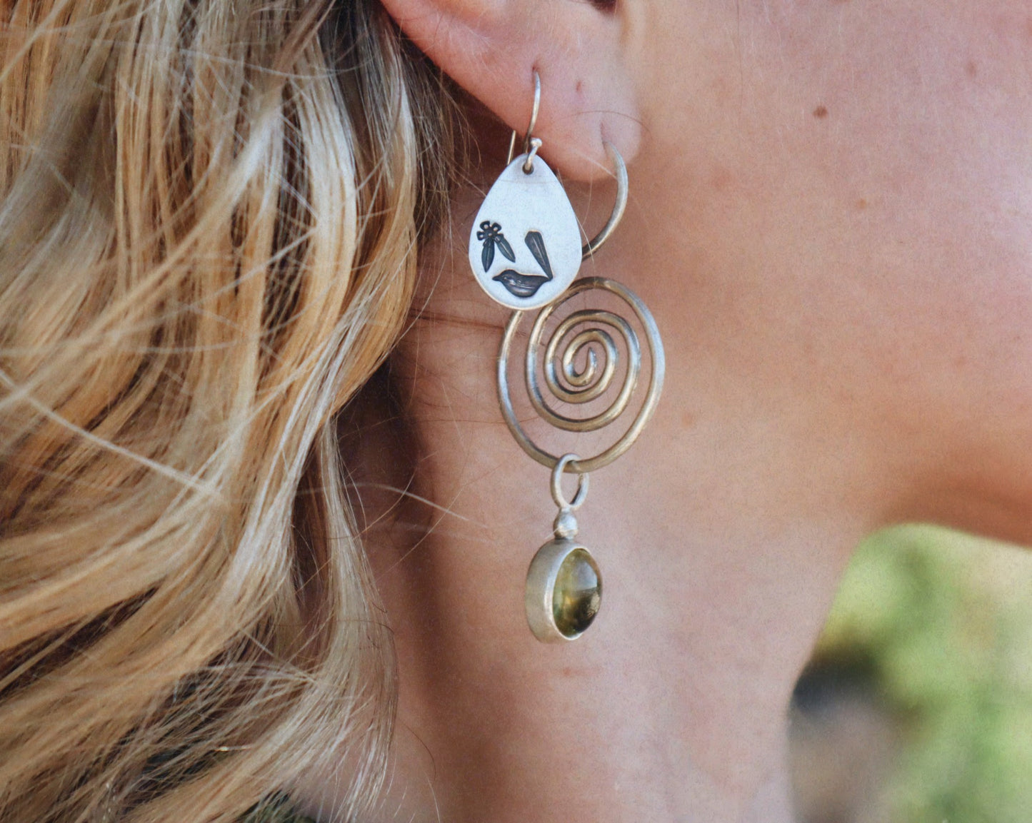 The Sun’s Odyssey earrings