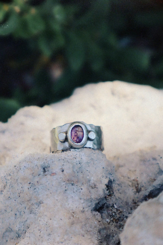 Purple Iris Ring