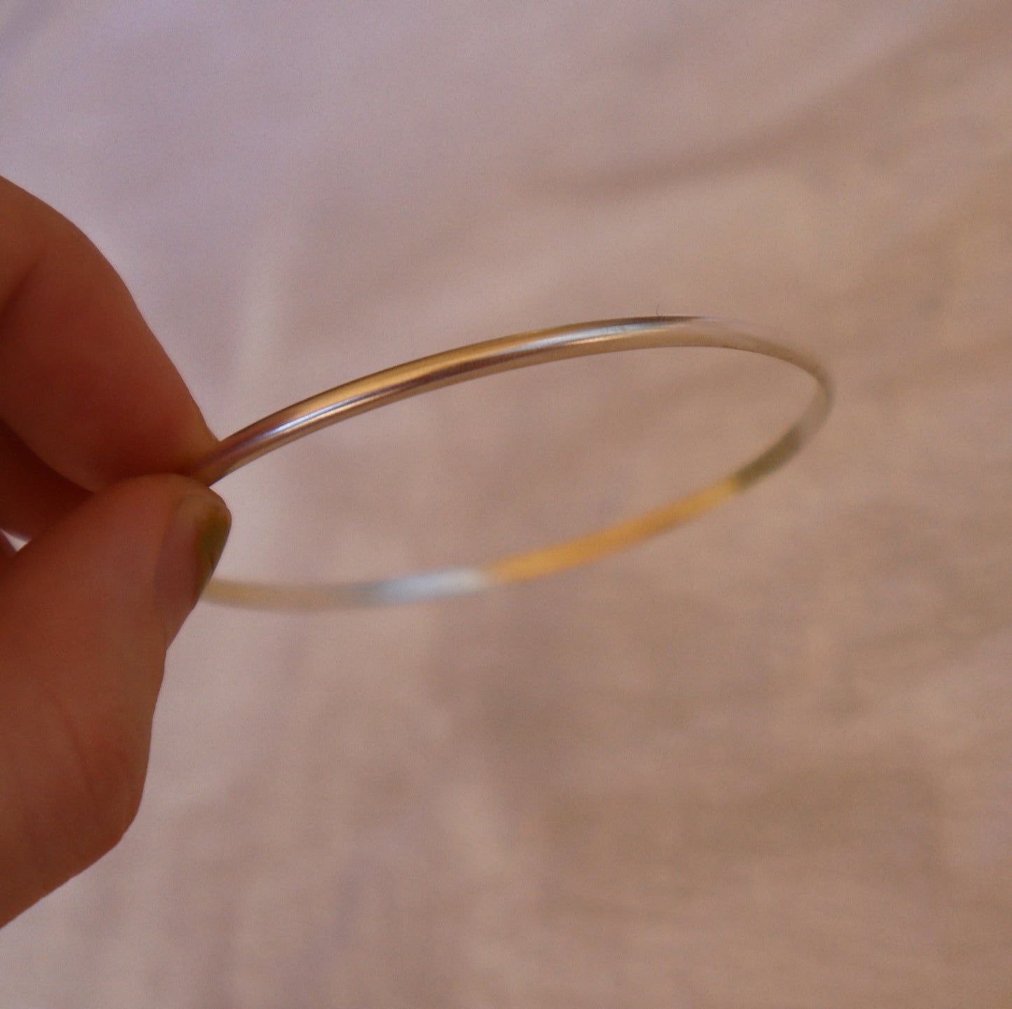 Small Silver Bangle