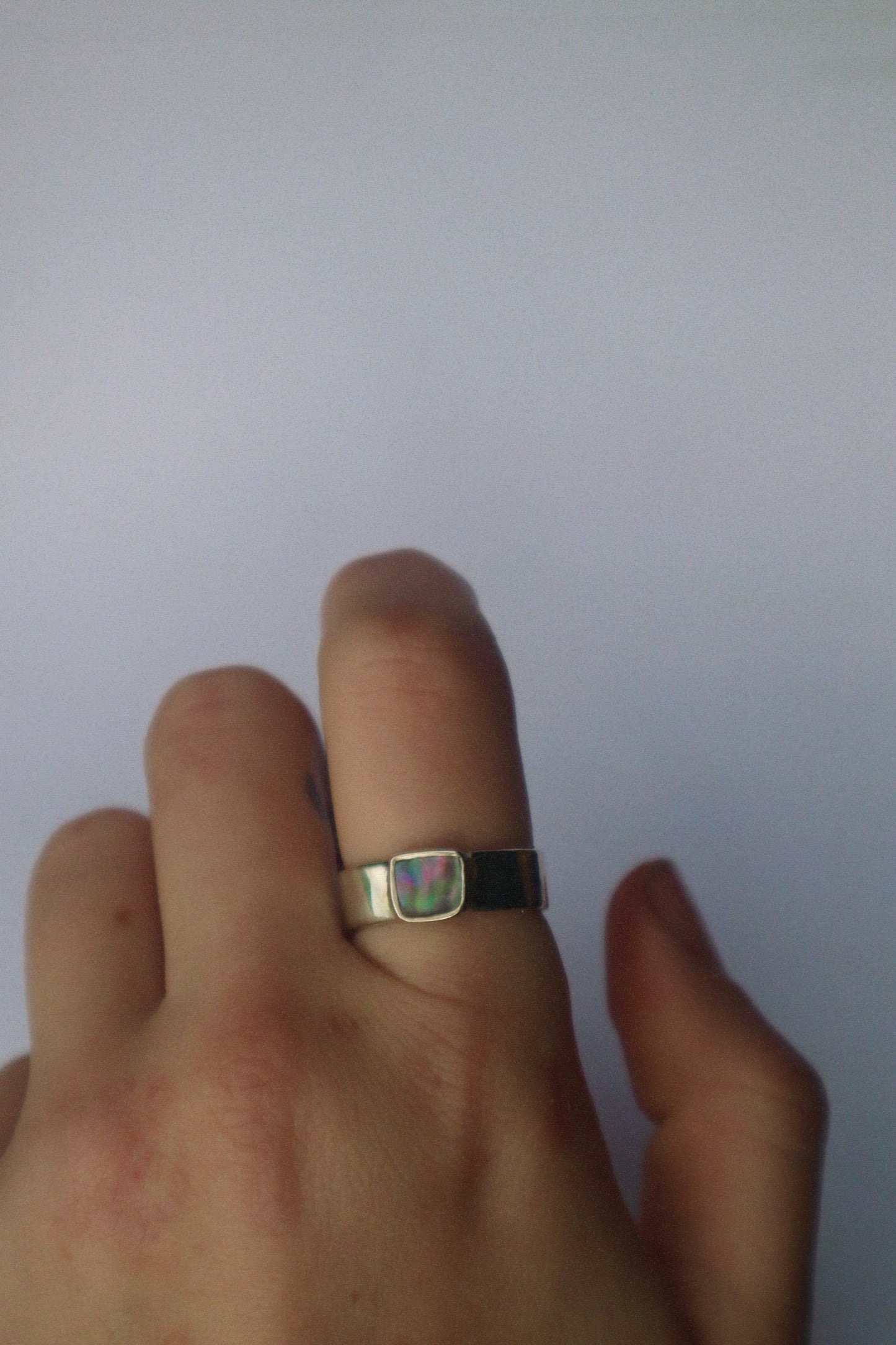 Abalone Window Ring