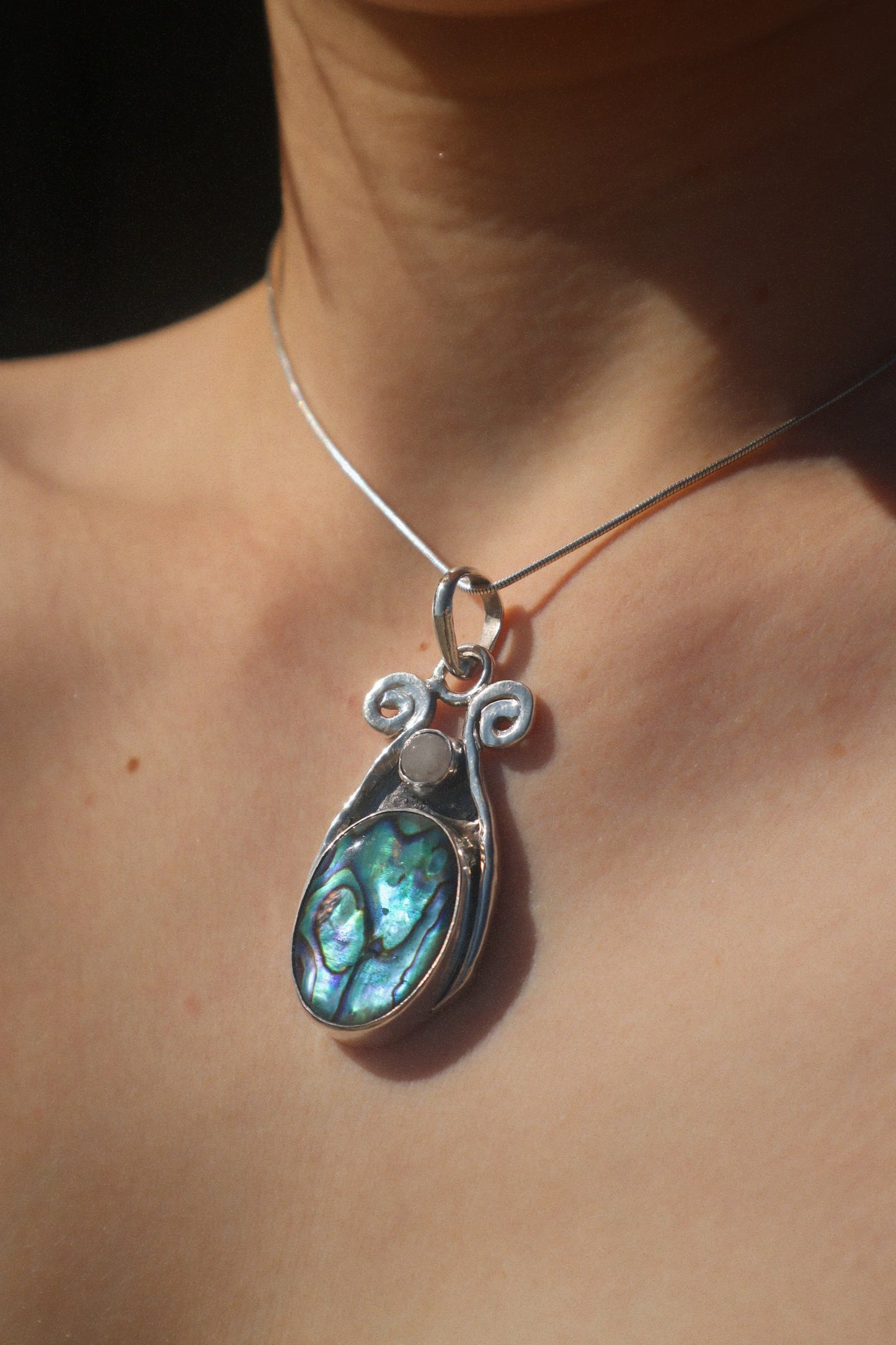 Abalone Heart Pendant